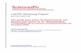 LIEPP Working Paper - Sciences Po