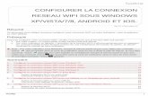 CONFIGURER LA CONNEXION RESEAU WIFI SOUS WINDOWS XP/VISTA/7/8