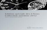 Edition sp©ciale des I-News Collection automne 2012