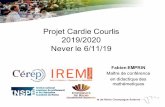 Projet Cardie Courlis 2019/2020 Never le 6/11/19