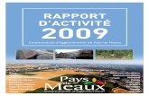 RAPPORT D'ACTIVITÉ 2009