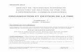 ORGANISATION ET GESTION DE LA PME - BTS Assistant de ...
