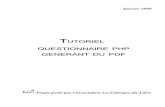 TUTORIEL QUESTIONNAIRE PHP GENERANT DU PDF
