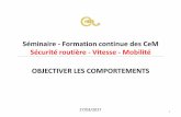 Séminaire - Formation continue des CeM Sécurité routière ...
