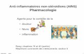 Anti-inflammatoires non-stéroïdiens (AINS) Pharmacologie