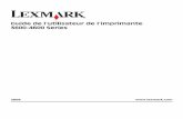 Guide de l'utilisateur de l'imprimante 3600-4600 Series - Lexmark