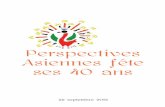 Perspectives Asiennes fte ses 40 ans