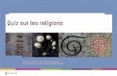 Quiz sur les religions - education 21