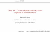 Chap. IX : Communication entre processus (signaux & tubes