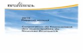 Rapport Annuel 2019 - Government of New Brunswick, Canada