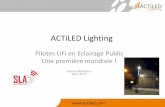 ACTiLED Lighting - presentation des séminaires de l