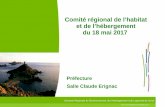 Comité régional de l’habitat et de l’hébergement du 18 mai ...