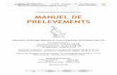 MANUEL DE PRELEVEMENTS - hopital-amplitude.fr