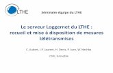 Le serveur Loggernet du LTHE : recueil et mise à ...