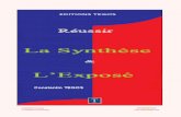 La Synthèse et l’exposé EDITIONS T TEGOS La méthode et la ...