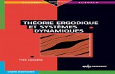 Théorie ergodique et systèmes dynamiques