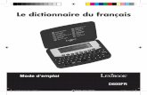 Le dictionnaire du français