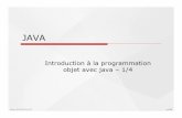Introduction à la programmation objet avec java – 1/4 - Nadir