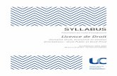 SYLLABUS - univ-jfc.fr
