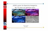ASICs pour la Spectro-Imagerie: de l’X mou au gamma mou.