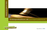 interprétation et jurisprudence