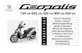 125 cc-250 cc-300 cc-400 cc-500 cc - Scooter System