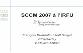 SCCM 2007 à l’IRFU
