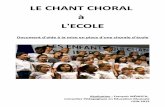 LE CHANT CHORAL à L'ECOLE - ac-dijon.fr