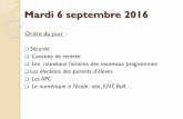 Mardi 6 septembre 2016 - ac-lille.fr