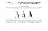 Principes de la stéréoscopie ou image en relief (3D)
