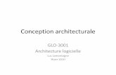 Conception architecturale - Université Laval