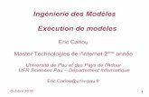 Ingénierie des Modèles Exécution de modèles