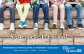 PROGRAMMES PARTICULIERS AU PRIMAIRE • 2022-2023 École ...