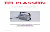 NOTICE 3600 V2.0 1010 V1 - Plasson