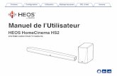 Manuel de l’Utilisateur HEOS HomeCinema HS2