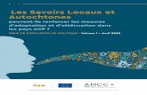 Les Savoirs Locaux et Autochtones - Intra – Acp