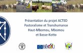 Présentation du projet ACTED Pastoralisme et Transhumance