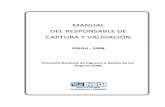 MANUAL DEL RESPONSABLE DE CAPTURA Y VALIDACIÓN