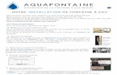 Fiche Installation FAE - Aquafontaine