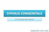 SYPHILIS CONGENITALE - infectiologie.org.tn