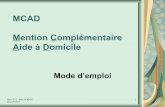 MCAD Mention Complémentaire Aide à Domicile