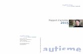 Rapport d’activités 2015 - autisme.ch