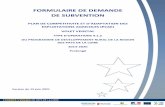Formulaire dde aide PCAE V 2nd AAP 2021 - Pays de la Loire