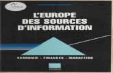 L'Europe des sources d'information : économie, finances ...