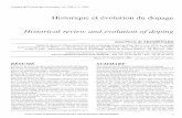 Historique et évolution du dopage - ata-journal.org