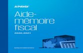 Aide- mémoire fiscal