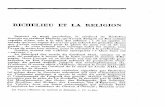 RICHELIEU ET LA RELIGION - Revue des Deux Mondes