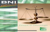 Ethique et Déontologie - BNI (Banque Nationale d ...