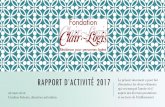 RAPPORT D’ACTIVITÉ 2017 Le présent document a pour but