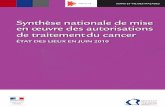 Synthèse nationale de mise en œuvre des ... - OncoBretagne